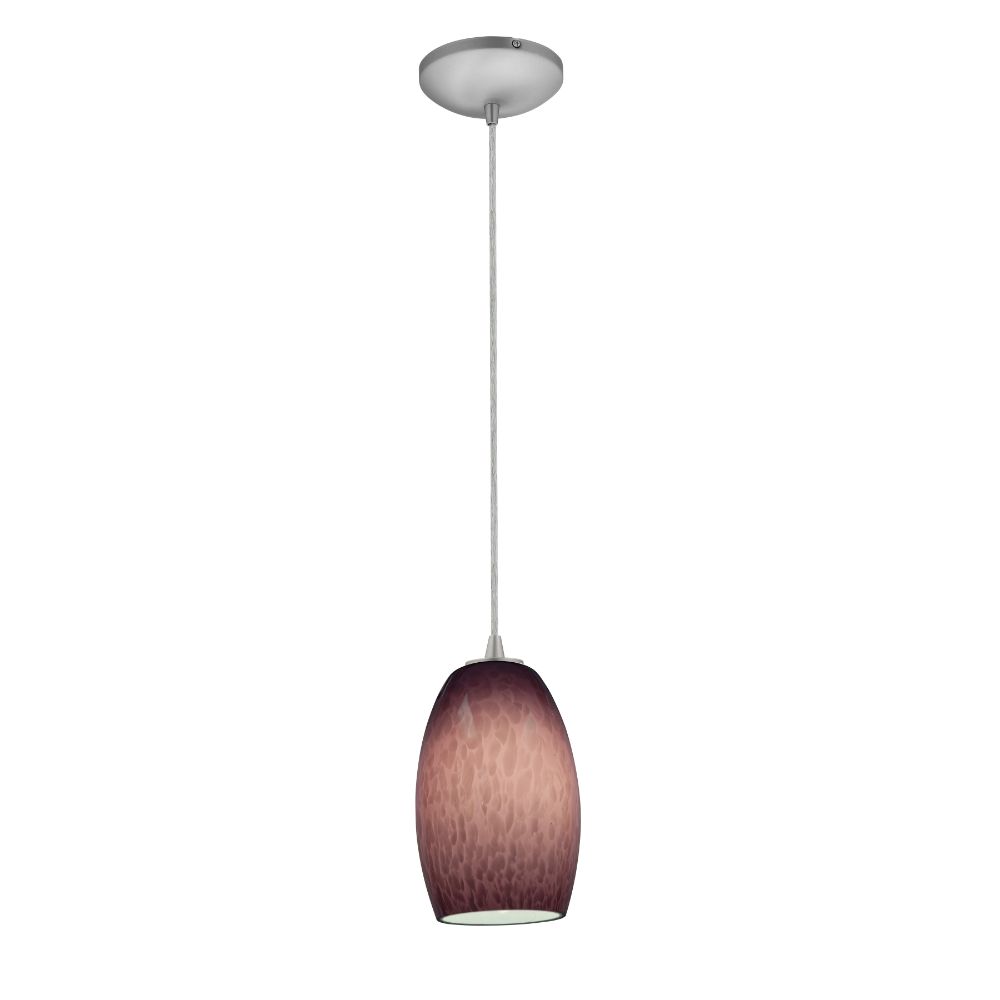 Access Lighting 28078-1C-BS/PLC Chianti Pendant in Brushed Steel